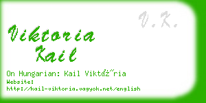 viktoria kail business card